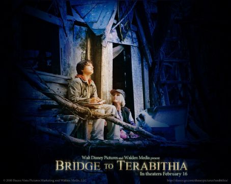 Annasophia Robb and Josh Hutcherson Bridge to Terabithia Wallpaper 2007