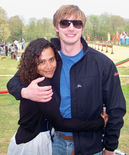 Angel Coulby and Bradley James II Angel Coulby Bradley James