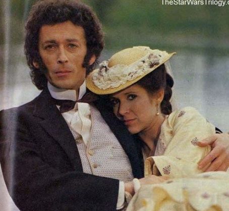 Carrie Fisher and Robert Powell