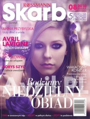 Avril Lavigne Skarb Magazine Cover Poland August 2010 