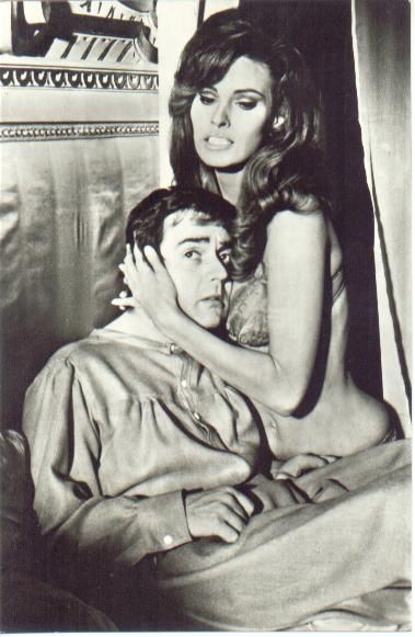 Dudley Moore and Raquel Welch