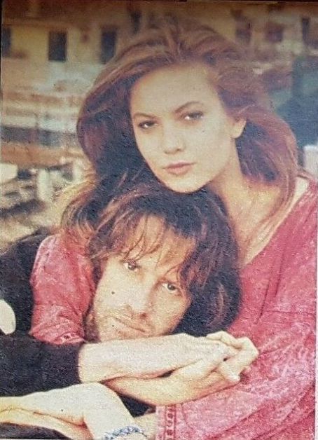 Christopher Lambert and Diane Lane