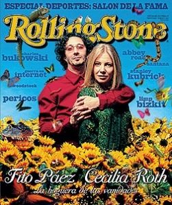 Cecilia Roth Fito Paez Fito Paez And Cecilia Roth Rolling Stone Magazine September 1999 Cover Photo Argentina