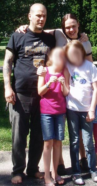 Philip Anselmo, Kate Richardson and Kate's nephews in July 2010.