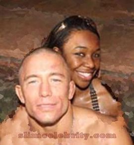 Georges St-Pierre and Lucy Onyeforo