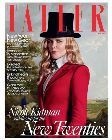 Nicole Kidman, Tatler Magazine January 2020 Cover Photo - United Kingdom