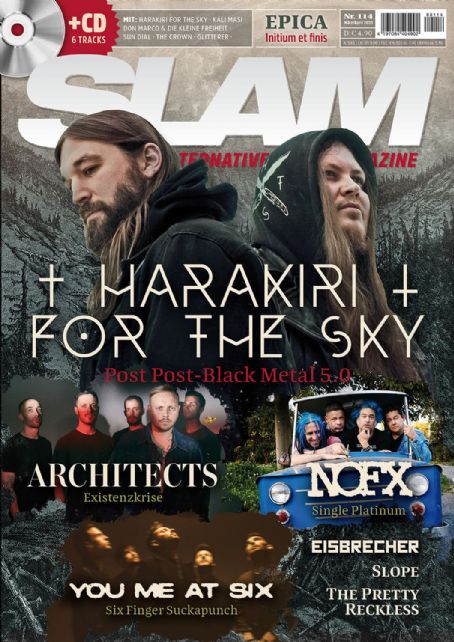Harakiri for the Sky - SLAM alternative music magazine Magazine Cover [Germany] (April 2021)