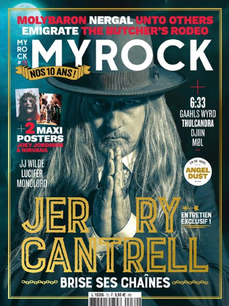 Jerry Cantrell - My Rock Magazine Cover [France] (November 2021)