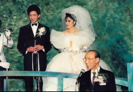 Michelle Yeoh and Dickson Poon