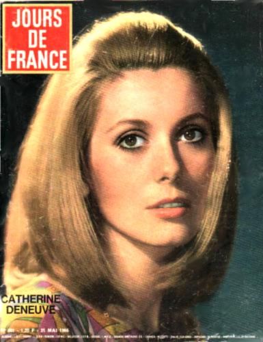 Catherine Deneuve, Jours de France Magazine May 1966 Cover Photo - France