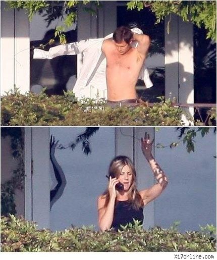 Jennifer Aniston and Paul Sculfor