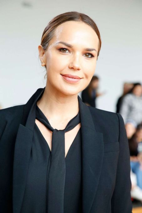 Arielle Kebbel – front row for Sally LaPointe during New York Fashion Week