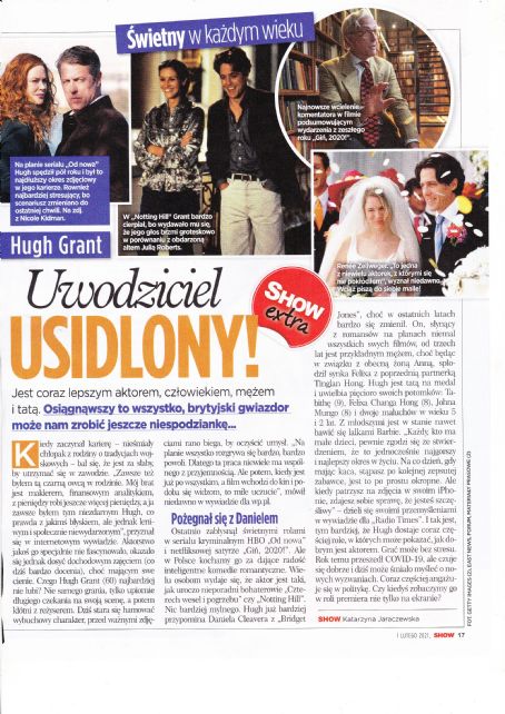 Hugh Grant - Show Magazine Pictorial [Poland] (1 February 2021)