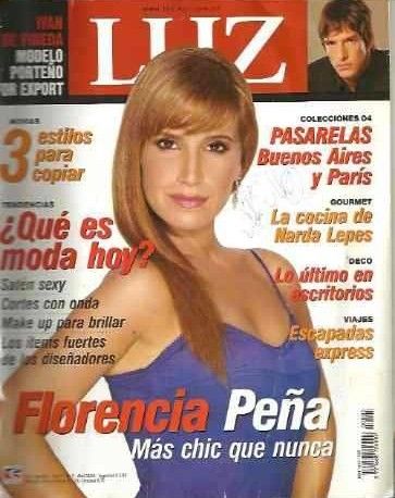 Florencia Peña, Luz Magazine 14 November 2004 Cover Photo - Argentina