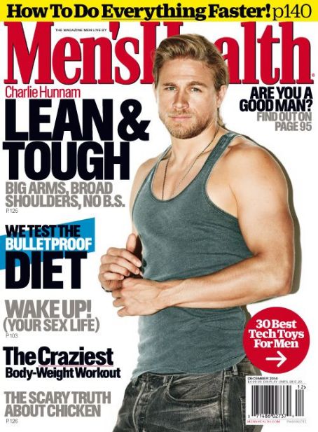 Charlie Hunnam, Men's Health Magazine December 2014 Cover Photo ...