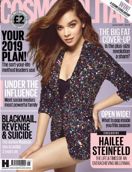 Hailee Steinfeld, Cosmopolitan Magazine January 2019 Cover Photo ...