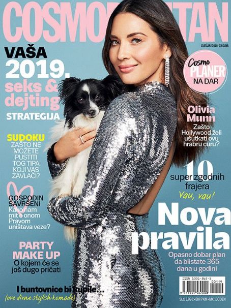 Olivia Munn - Cosmopolitan Magazine Cover [Croatia] (January 2019)