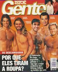 Cláudio Heinrich, Humberto Martins, Marcelo Novaes, Matheus Rocha, Marcos Pasquim, Uga Uga - Isto É Gente Magazine Cover [Brazil] (2 October 2000)