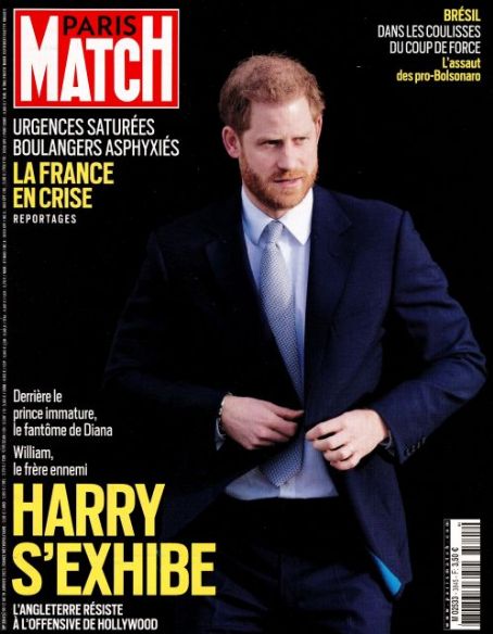 Prince Harry - Paris Match Magazine Cover [France] (12 January 2023)