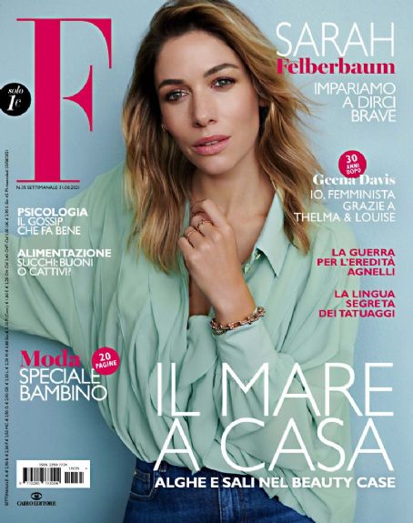Sarah Felberbaum - F Magazine Cover [Italy] (31 August 2021)
