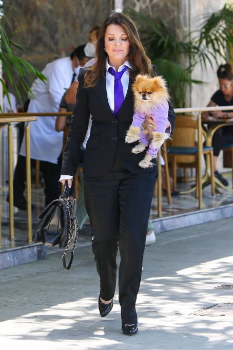 Lisa Vanderpump Seen At Bottega Louie In West Hollywood Famousfix Com Post