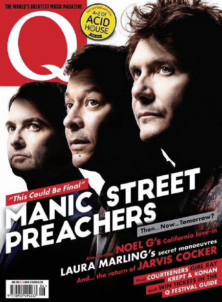 Manic Street Preachers, James Dean Bradfield, Sean Moore, Nicky Wire, Q 