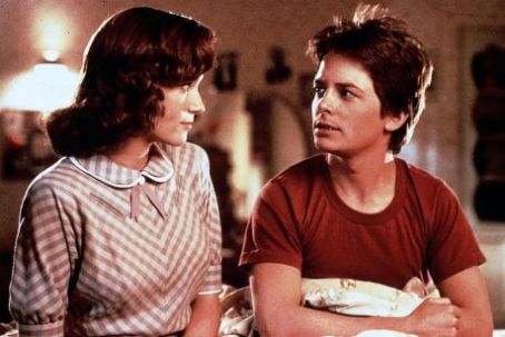 Lea Thompson As Lorraine Baines McFly And Michael J. Fox As Marty McFly ...