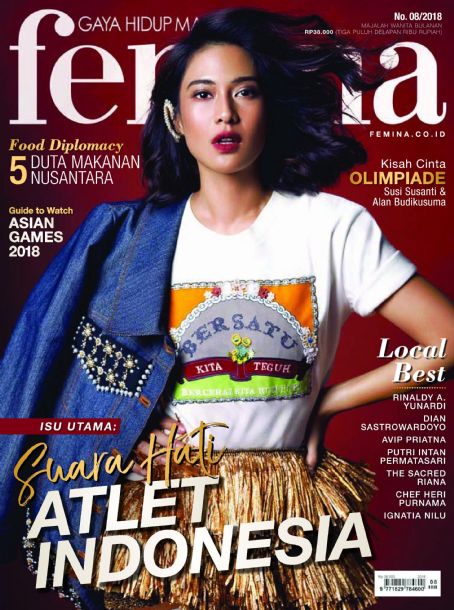 Dian Sastrowardoyo - Femina Magazine Cover [Indonesia] (August 2018)
