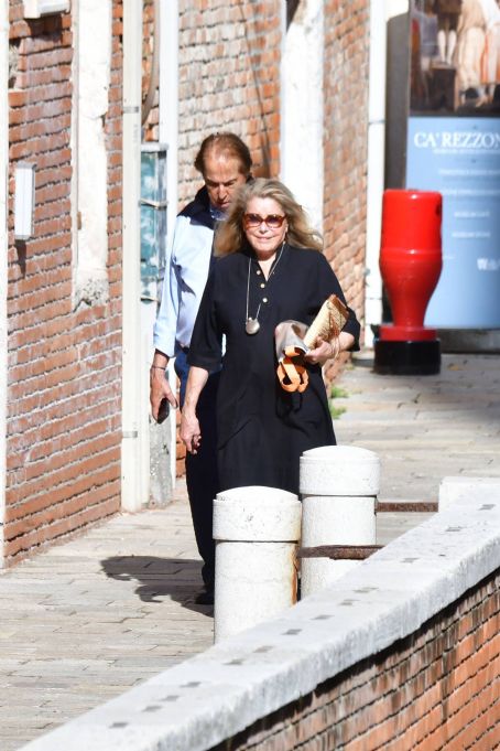 Catherine Deneuve – Spotted in Venice with a friend