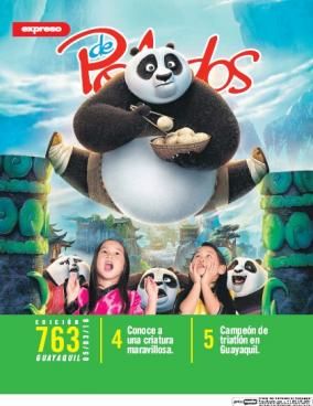 Kung Fu Panda 3 - De Pelados Magazine Cover [Ecuador] (5 March 2016)
