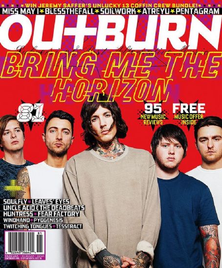 Oliver Sykes - Outburn Magazine Cover [United Kingdom] (October 2015)