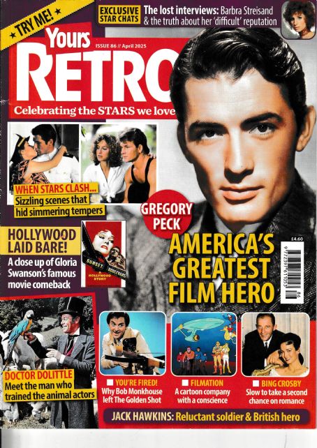 Gregory Peck - Yours Retro Magazine Cover [United Kingdom] (April 2025)