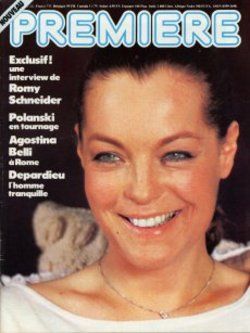 Romy Schneider, Premiere Magazine November 1978 Cover Photo - France