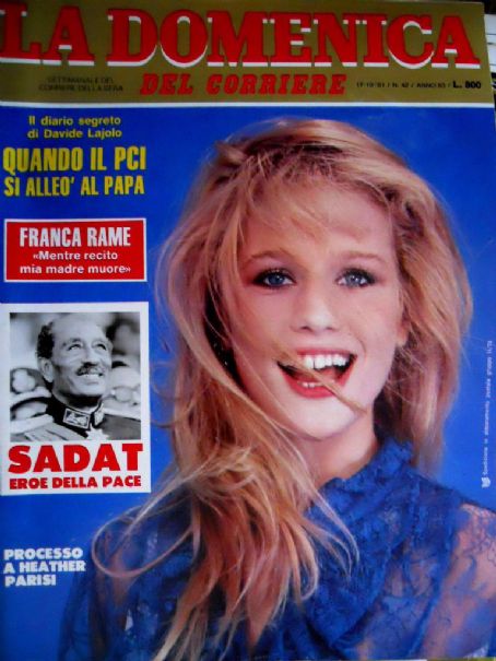 La Domenica Del Corriere Magazine 17 October 1981 Cover Photo - Italy