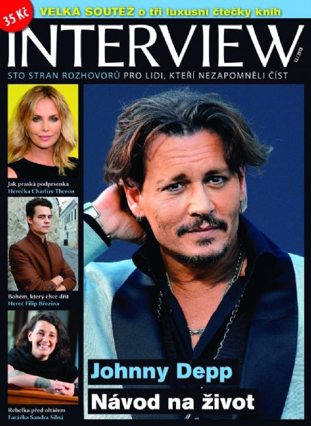 Johnny Depp, Interview Magazine December 2018 Cover Photo - Czech Republic