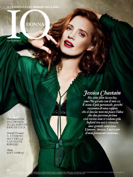 Jessica Chastain - Io Donna Magazine Cover [Italy] (9 August 2014)