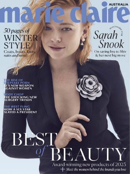 Sarah Snook, Marie Claire Magazine June 2023 Cover Photo - Australia