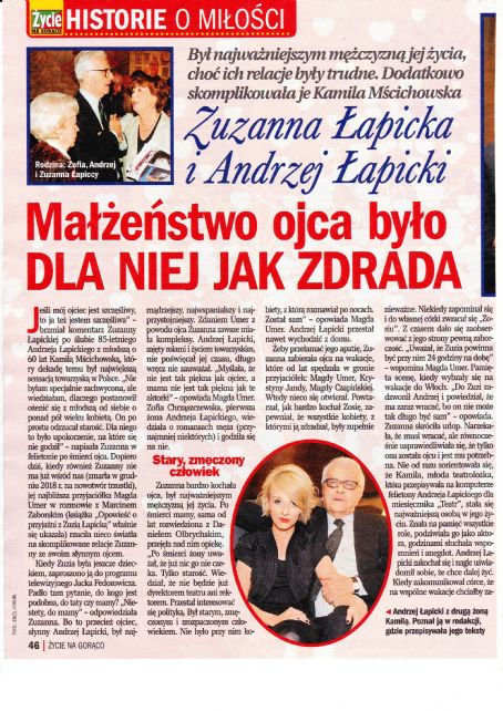 Zuzanna Lapicka - Zycie na goraco Magazine Pictorial [Poland] (9 January 2020)