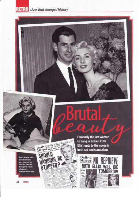 Ruth Ellis - Yours Retro Magazine Pictorial [United Kingdom] (22 August 2019)