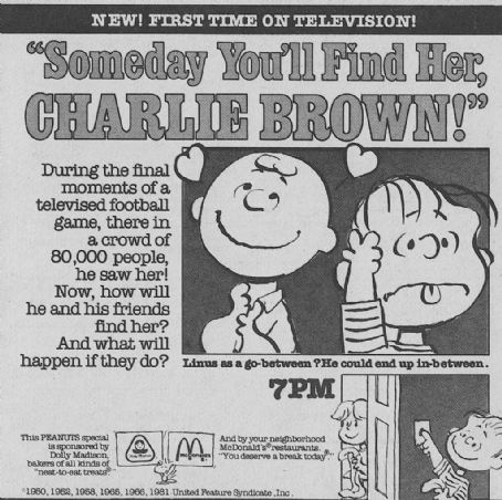 Someday You'll Find Her, Charlie Brown (1981) Cast and Crew, Trivia ...