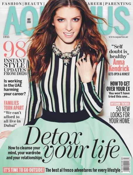 Anna Kendrick, Aquarius Magazine November 2015 Cover Photo - United ...