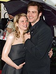 Jim Carrey and Renee Zellweger At The 57th Annual Golden Globe Awards