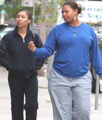 Queen Latifah and Jeanette Jenkins