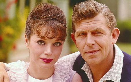 Andy Griffith and Aneta Corsaut