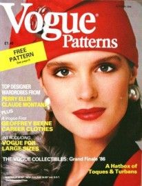 Jackie Adams, Vogue Patterns Magazine September 1986 Cover Photo ...