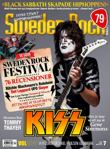 Tommy Thayer - Sweden Rock Magazine Cover [Sweden] (July 2019)