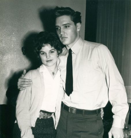Priscilla Presley and Elvis Presley