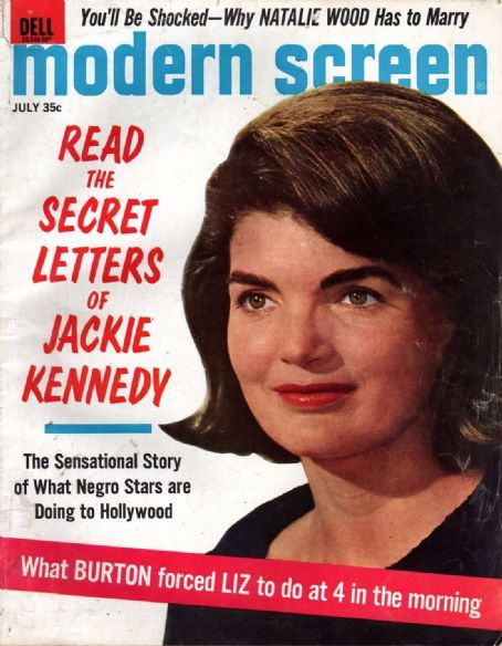 Jacqueline Kennedy, Modern Screen Magazine July 1965 Cover Photo ...