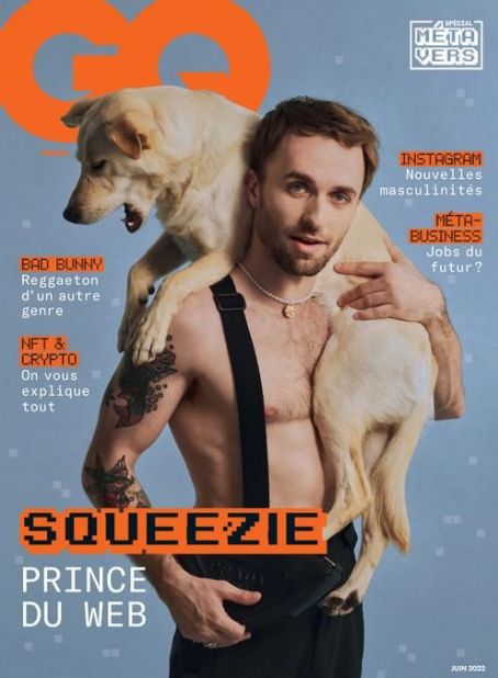 Squeezie, GQ Magazine June 2022 Cover Photo - France