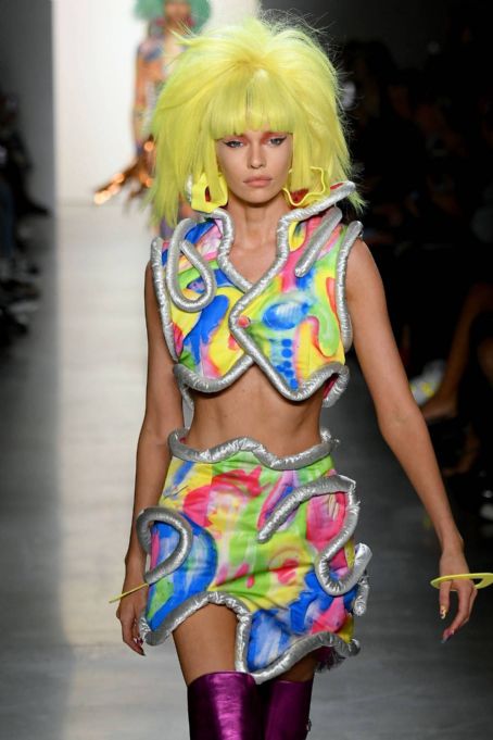 Stella Maxwell – runway for Jeremy Scott during NYFW in NYC